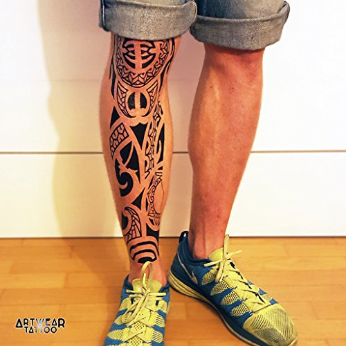 Temporre-Ttowierung-Temporary-Tattoo-Maori-Sleeve-ArtWear-Tattoo-SLEEVE005-XL-0