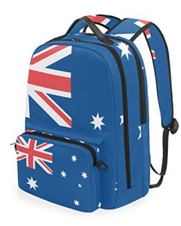 Australien-Flagge-2-in-1-Rucksack-abnehmbar-Schultertasche-Schultasche-Computertasche-Crossbody-Bag-Daypack-0