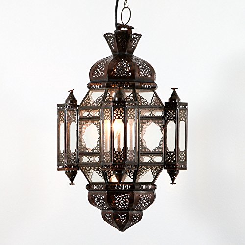 Casa-Moro-Orientalische-Lampe-Moula-Klar-Hoehe-60cm-O-26-cm-aus-Metall-Glas-Marokkanische-Haengelampe-Kunsthandwerk-aus-Marrakesch-Prachtvolle-Pendelleuchte-wie-aus-1001-Nacht-L1360-0-0
