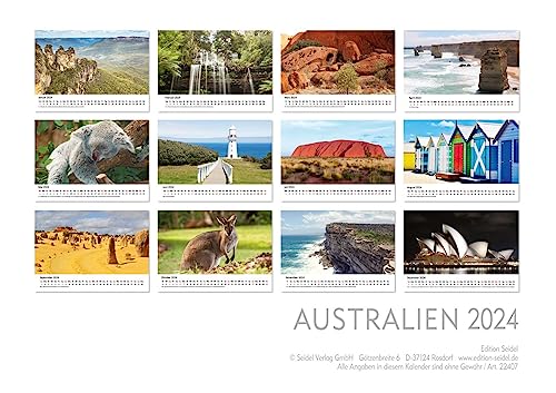 Edition-Seidel-Premium-Kalender-Australien-2024-Format-DIN-A3-Wandkalender-Pazifik-Sydney-Melbourne-Nationalpark-Uluru-Ayers-Rock-0-7