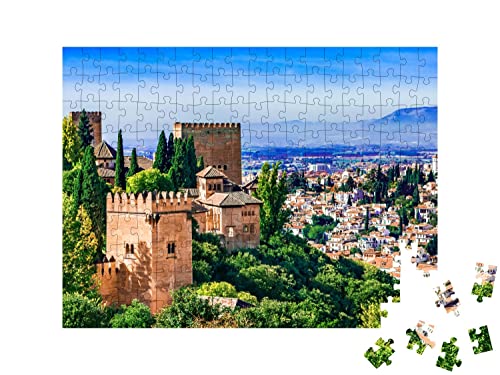 fotopuzzlede-Puzzle-Granada-Andalusien-Spanien-Europa-Panoramablick-auf-die-Alhambra-0-0