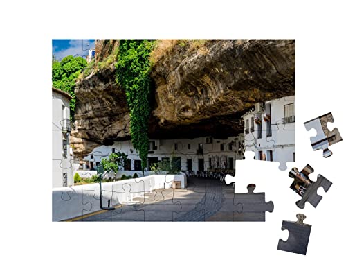puzzleYOU-Puzzle-Setenil-de-las-Bodegas-Stadtbild-in-Spanien-Weisses-Dorf-in-Cadiz-Andalusien–aus-der-Puzzle-Kollektion-Spanien-0-0