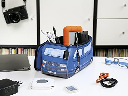 BRISA-VW-Collection-Volkswagen-Neopren-Universal-Schmink-Kosmetik-Kultur-Reise-Apotheke-Tasche-Beutel-im-T3-Bulli-Bus-Design-0-4