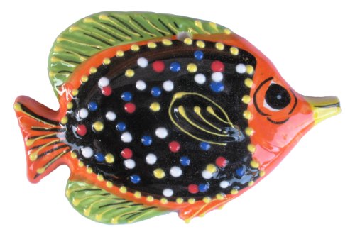 Cactus-Canyon-Ceramics-Spanische-Fisch-Wandgarnitur-3-teilig-Negro-0-1