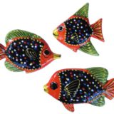 Cactus-Canyon-Ceramics-Spanische-Fisch-Wandgarnitur-3-teilig-Negro-0 Cactus-Canyon-Ceramics-Spanische-Fisch-Wandgarnitur-3-teilig-Negro-0