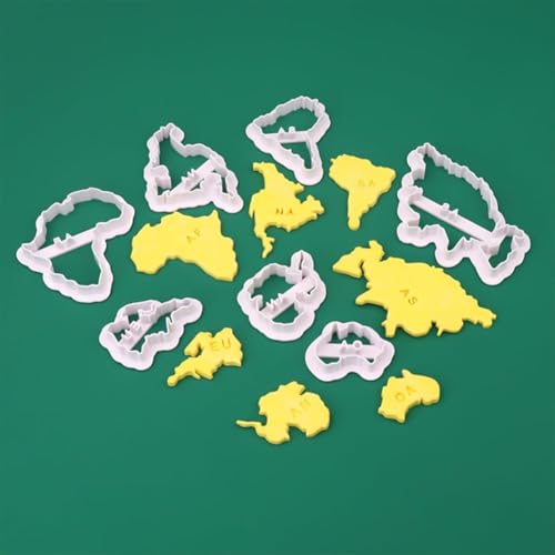 7-Stueck-Weltkarte-Form-Ausstechformen-Kuchen-Dekorieren-Schablone-Sieben-Kontinente-Form-Ausstechformen-Set-fuer-Kuchen-Kekse-Cupcakes-Fondant-Gebaeck-0-4