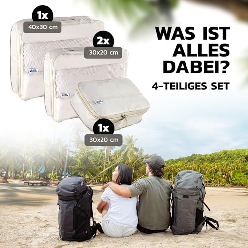 BACKPACKER-Packing-Cubes-mit-Kompression-6-teilig-Packtaschen-Set-aus-recyceltem-Material-Leichte-Organizer-fuer-Rucksack-Koffer-inkl-Packwuerfel-fuer-nasse-Waesche-Beutel-0-3