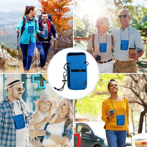 Brustbeutel-mit-RFID-Schutz-Anti-Diebstahl-Unisex-Reisegeldbeutel-Wasserdicht-Schwarz-Handy-Umhaengetasche-HerrenBrustbeutel-Jungen-fuer-PassportKreditkartenSmartphoneMuenzenGeld-0-5