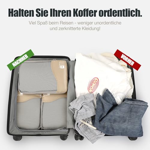 Kompressions-Packwuerfel-Set-mit-Kompression-Koffer-Organizer-Travel-Organizer-fuer-Koffer-und-Rucksack-Compression-Packing-Cubes-Komprimierbaren-Packwuerfeln-zur-Organisation-Packtaschen-Set-0-4