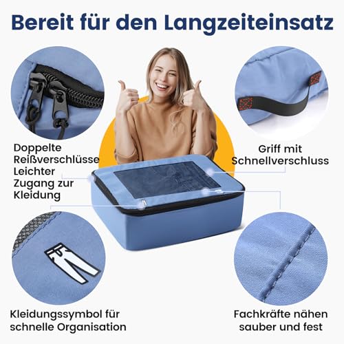 Packing-Cubes-8-Teilige-Koffer-Organizer-Set-Packwuerfel-Kofferorganizer-Packtaschen-fuer-Koffer-Und-Rucksack-0-2