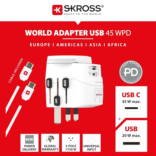 SKROSS-PRO-Light-USB-AC45PD-Universeller-Reiseadapter-in-die-Welt-und-zurueck-mit-2-USB-Anschluessen-45-W-Schnellladung-Spannung-und-Leistung-100-V-AC–700-W-250-V–1750-W-0-1