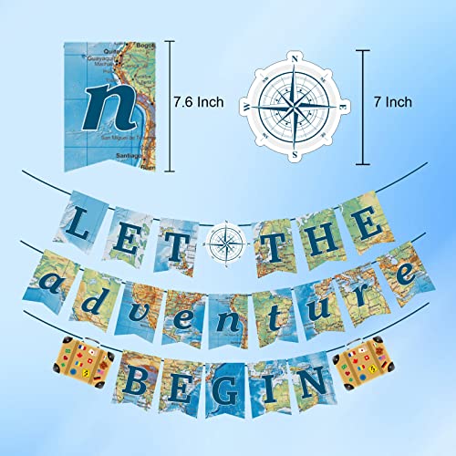TSHAOUN-Party-Dekorationen-mit-Aufschrift-Bon-Voyage-Weltkarten-Wimpel-Party-Dekoration-Let-The-Adventure-Begin-Banner-Schulabgaenger-Banner-fuer-Abschiedsreisen-Motto-Party-Dekoration-3-0-0