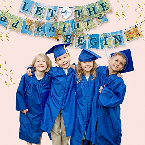 TSHAOUN-Party-Dekorationen-mit-Aufschrift-Bon-Voyage-Weltkarten-Wimpel-Party-Dekoration-Let-The-Adventure-Begin-Banner-Schulabgaenger-Banner-fuer-Abschiedsreisen-Motto-Party-Dekoration-3-0-1