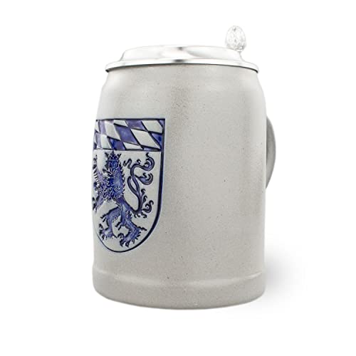 Bavariashop-PREMIUM-Bierkrug-Bayerische-Regierungsbezirke-Handgefertigter-Bierkrug-mit-Zinndeckel-05-Liter-0 Bavariashop-PREMIUM-Bierkrug-Bayerische-Regierungsbezirke-Handgefertigter-Bierkrug-mit-Zinndeckel-05-Liter-0