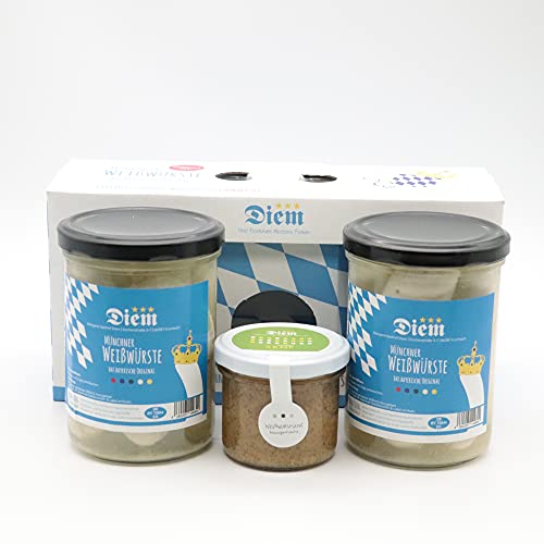 Geschenkset-Weisswurst-2x-Weisswurst-im-Glas-4-Stueck-1-Glas-Suesser-Senf-a-120g-Original-Muenchner-Weisswurst–nach-Uropa-Johann-Diems-Rezept-langes-MHD-220G-Abtropfgewicht-400g-Glas-0-4
