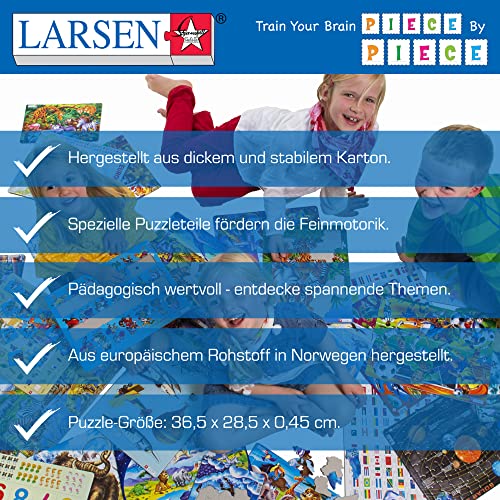 Larsen-A11-Deutschland-Politische-Karte-Rahmenpuzzle-mit-70-Teilen-0-2