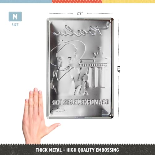 Nostalgic-Art-Retro-Blechschild-20-x-30-cm-Berlin-Brandenburger-Tor–Souvenir-Geschenk-Idee-aus-Metall-Vintage-Design-Blechschilder-Sprueche-0-0