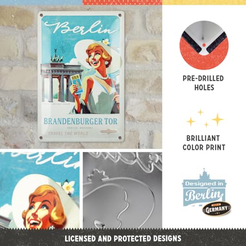 Nostalgic-Art-Retro-Blechschild-20-x-30-cm-Berlin-Brandenburger-Tor–Souvenir-Geschenk-Idee-aus-Metall-Vintage-Design-Blechschilder-Sprueche-0-1