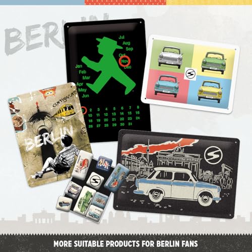 Nostalgic-Art-Retro-Blechschild-20-x-30-cm-Berlin-Brandenburger-Tor–Souvenir-Geschenk-Idee-aus-Metall-Vintage-Design-Blechschilder-Sprueche-0-2