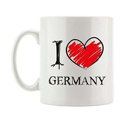 Pixxprint-I-Love-Germany-Fun-Tasse-ca-300ml-Fassungsvermoegen-Keramik-Weiss-Spuelmaschinenfest-0 Pixxprint-I-Love-Germany-Fun-Tasse-ca-300ml-Fassungsvermoegen-Keramik-Weiss-Spuelmaschinenfest-0