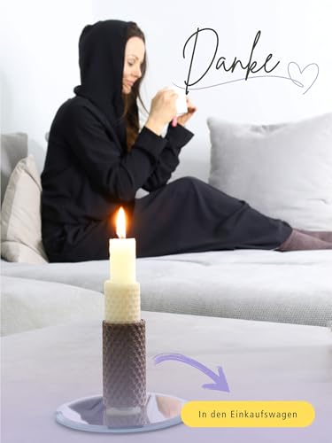 Wachsmann-100-reines-Bienenwachs-aus-Deutschland-Kerzen-selber-machen-Set–15-Bienenwachsplatten-15-x-20-cm-mit-Hanfdochten-fuer-15-Bienenwachskerzen-Dochte-21-cm-Adventskerzen-Geschenk-0-5