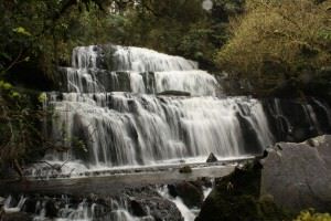 Purakaunui Falls Catlins Neuseeland