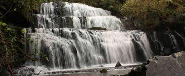 Purakaunui Falls Catlins Neuseeland