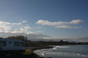 Küste vor Kaikoura in Neuseeland