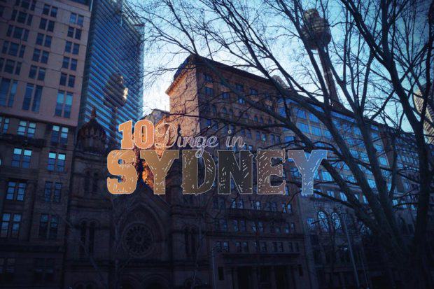 Was tun in Sydney