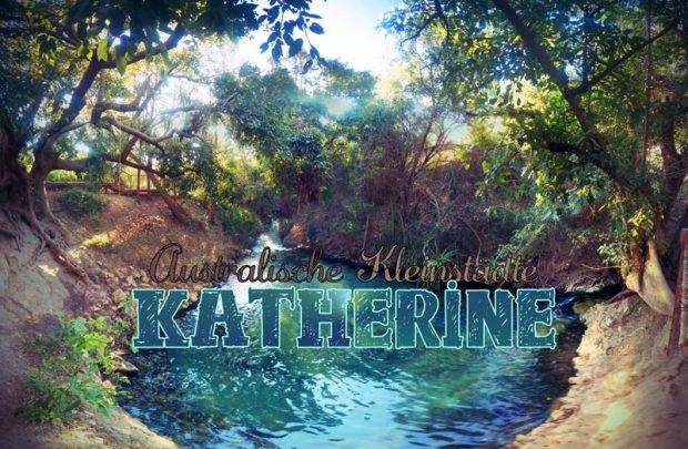 Die Stadt Katherine in Australien im Northern Territory