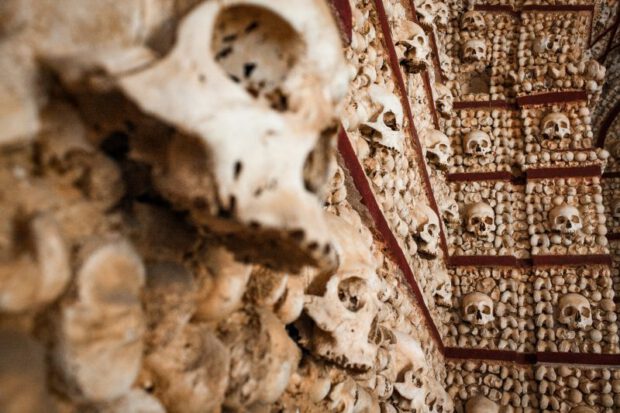 Skulls in the Capela dos Ossos