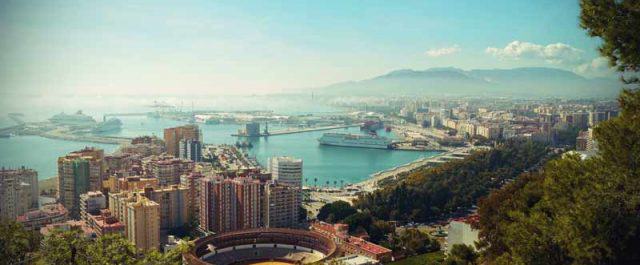 Malaga in Andalusien.