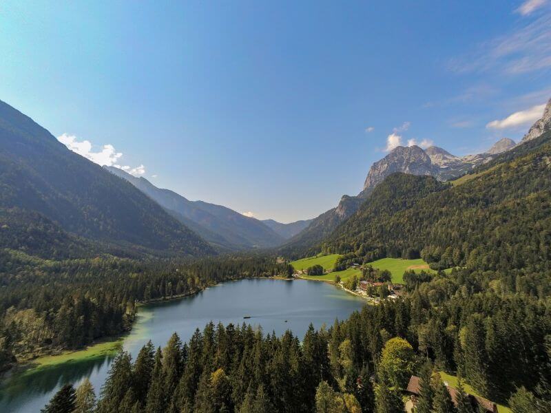 Hintersee in Bavaria from above