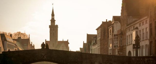 Bruge Tips: Bridge at Jan van Eyckplein in Bruges