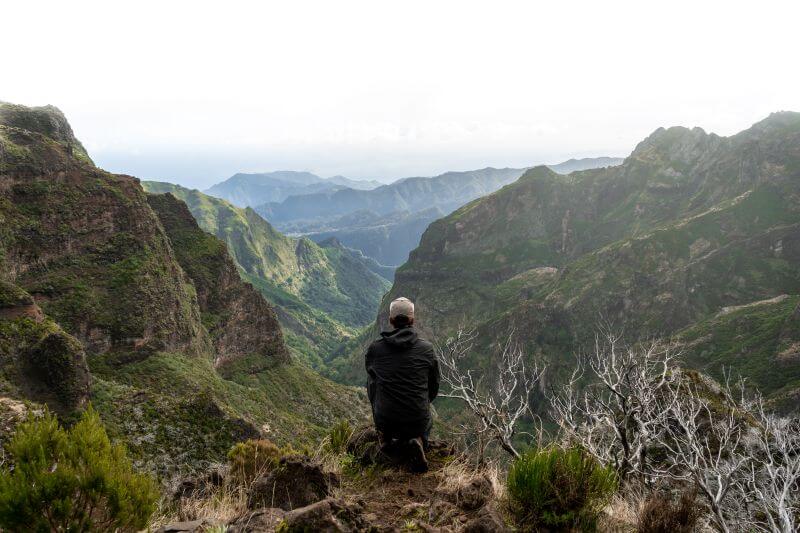 Blick über Madeiras Berge