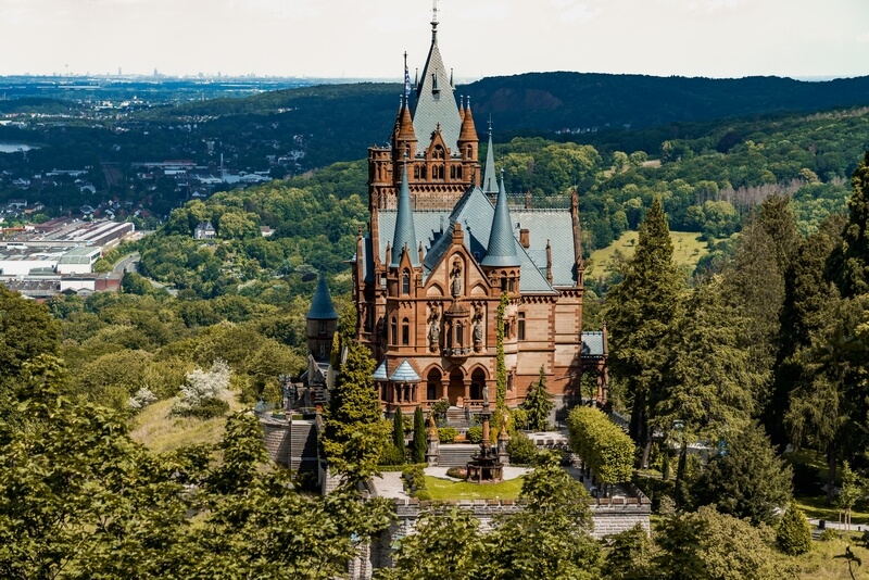 Schloss Drachenburg in NRW im Siebengebirge