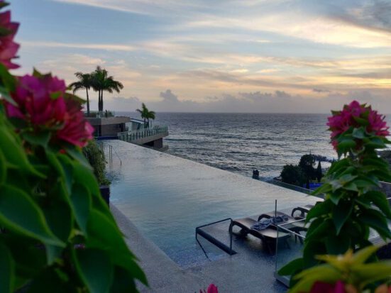 Madeira Accommodation Saccharum Resort & Spa Infinity Pool with sea view