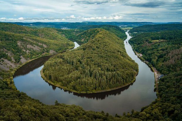 Saar Loop from above