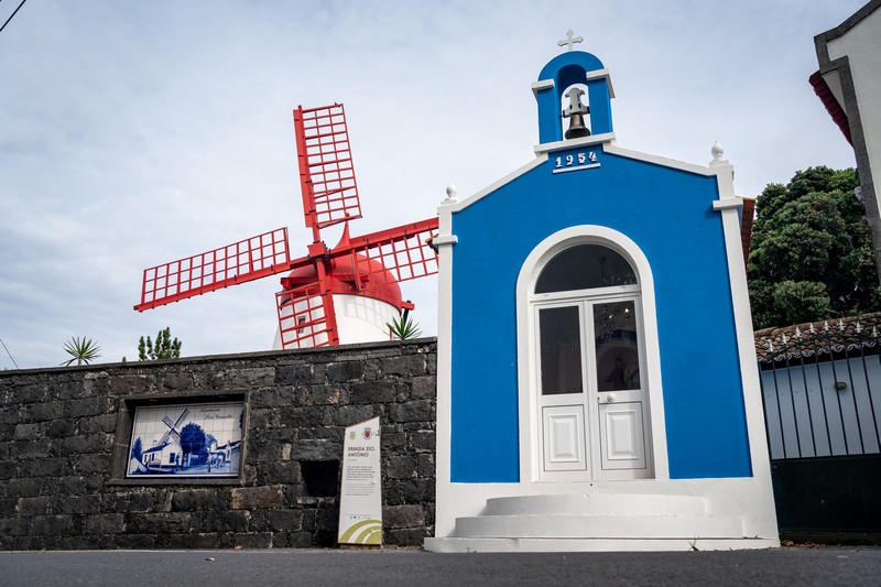 Mühle in Sao Miguel auf den Azoren