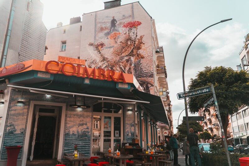Restaurant Coimbra im Portugiesenviertel in Hamburg.