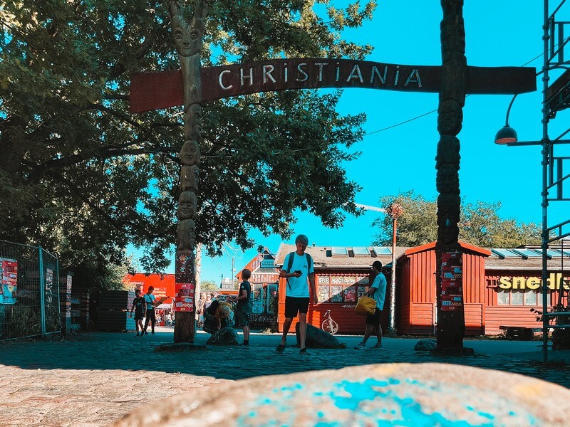 Christiania Eingang Kopenhagen
