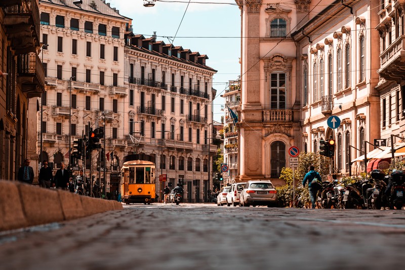 Tram in Mailand