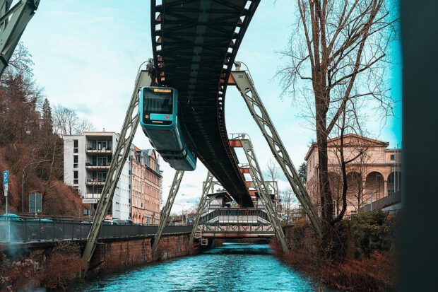 Suspension railway Wuppertal Sights