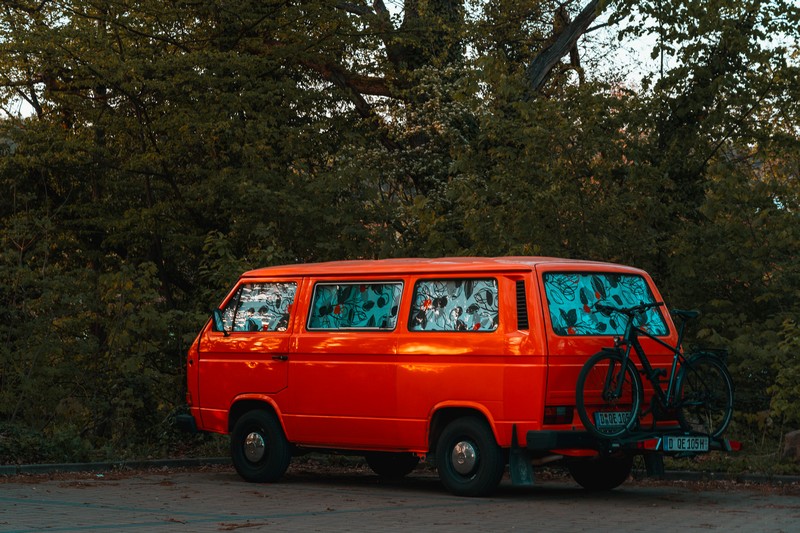 Van beim Campen in der Sächsichen Schweiz