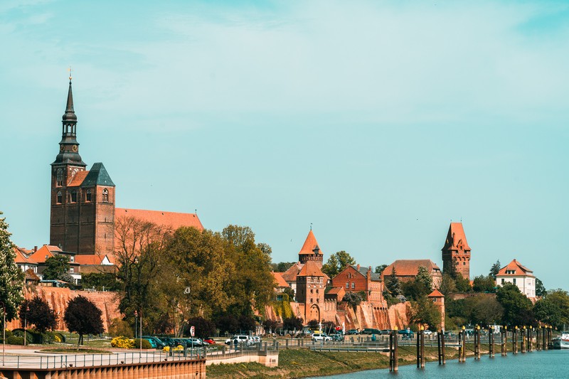 Tangermünde Stadtpanorama.