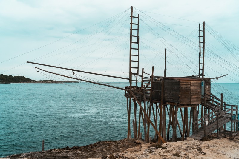 Trabucco baia San Lorenzo