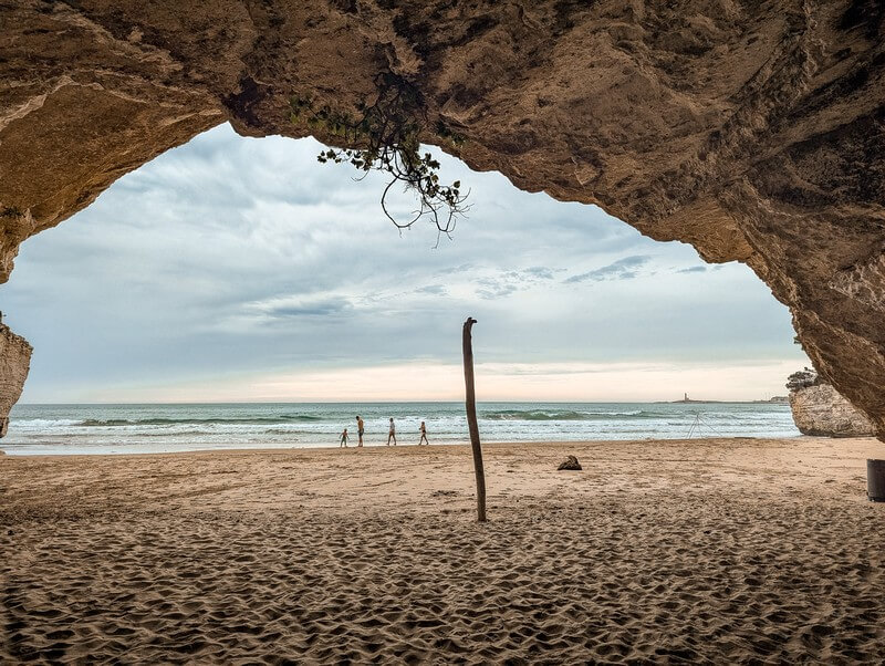 Gargano Spiaggia dei Colombi von innen