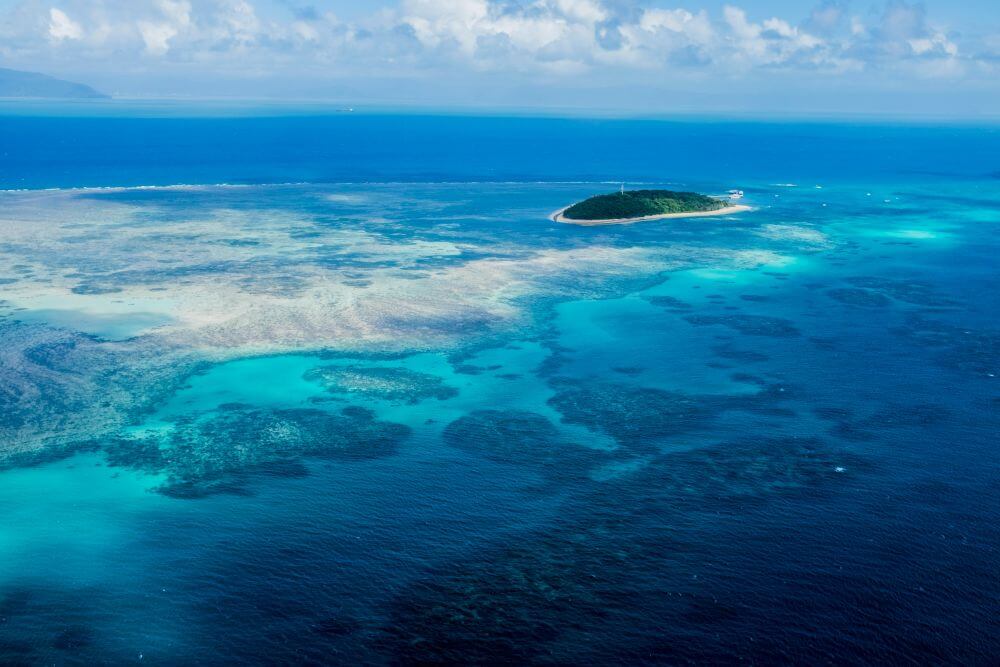 Great Barrier Reef von oben