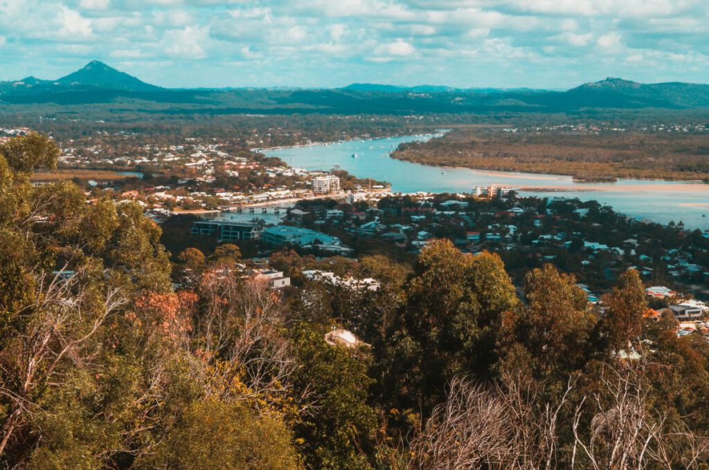 Noosa in Australien von oben