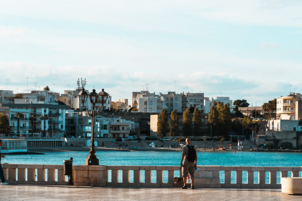 Die Strandpromenade von Otranto